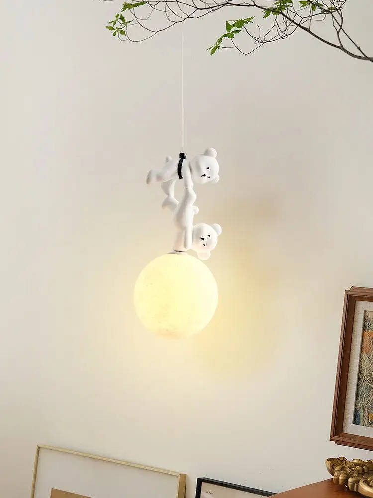 Baby Nursery Light Fixture - 곰 램프 만화 캐릭터 아기방 침대