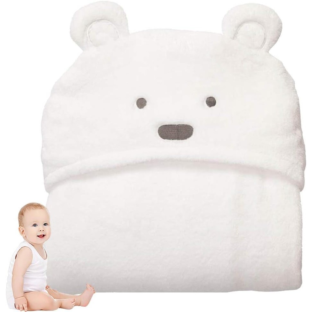 어린이를위한 귀여운 곰 후드 타월 목욕 타올 부드러운  - Baby Nursery Boy 리뷰 및 가격