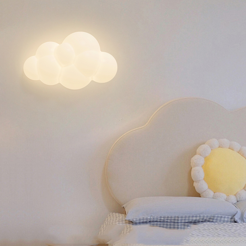 어린이 방 보육 방에 대 한 흰 구름 벽 램프 별 모양 - Baby Nursery Wall Lights 리뷰 및 가격