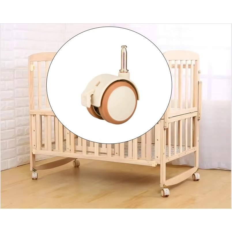 2/4Pcs 2'' 가구용 회전식 캐스터 브레이크 휠이 - Baby Nursery Trolley 리뷰 및 가격