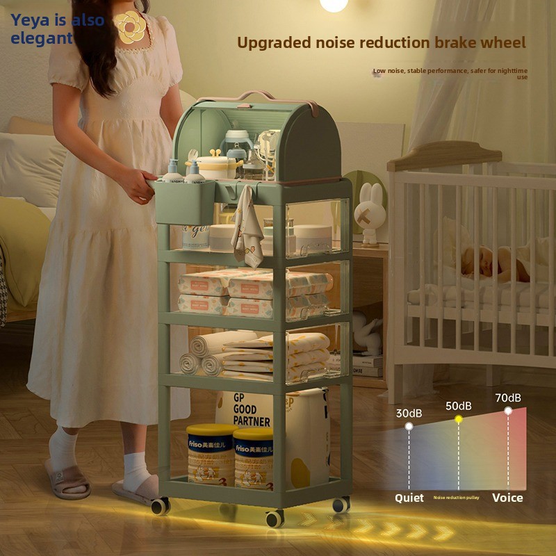 이동식 아기 수납 카트 다층 서랍 정리함 유아용 트롤리 - Baby Nursery Trolley 리뷰 및 가격