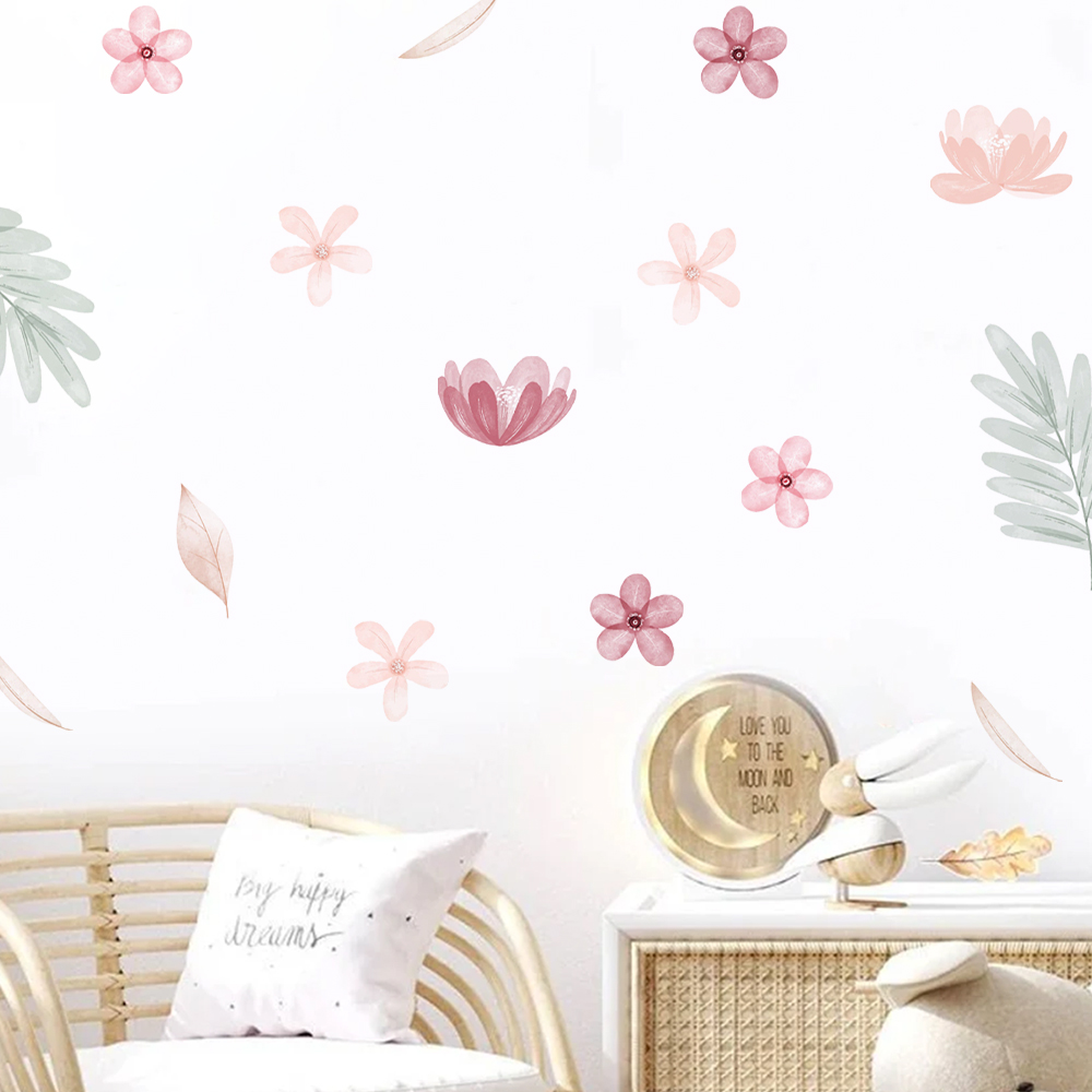 Boho 잎 식물 DIY 벽 데칼 아트 벽화 비닐 벽  - Baby Girl Nursery Quotes 리뷰 및 가격