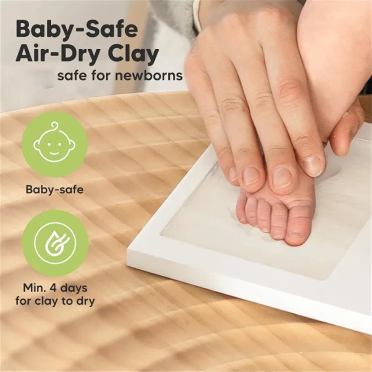 Y69A 아기 손발자국 기념품 키트 - 보육원 장식용  - Baby Nursery Frames 리뷰 및 가격