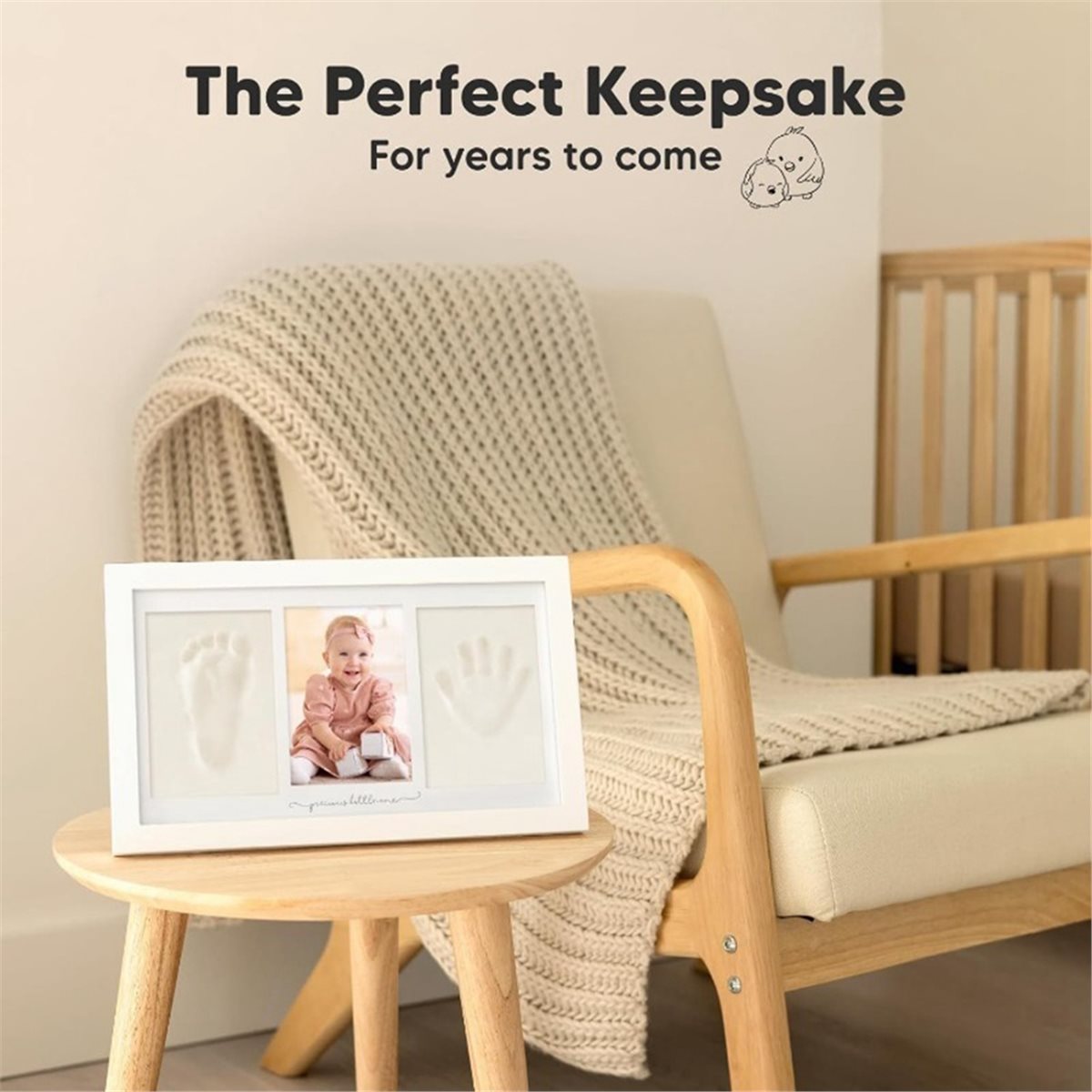 Y69A 아기 손발자국 기념품 키트 - 보육원 장식용  - Baby Nursery Frames 리뷰 및 가격