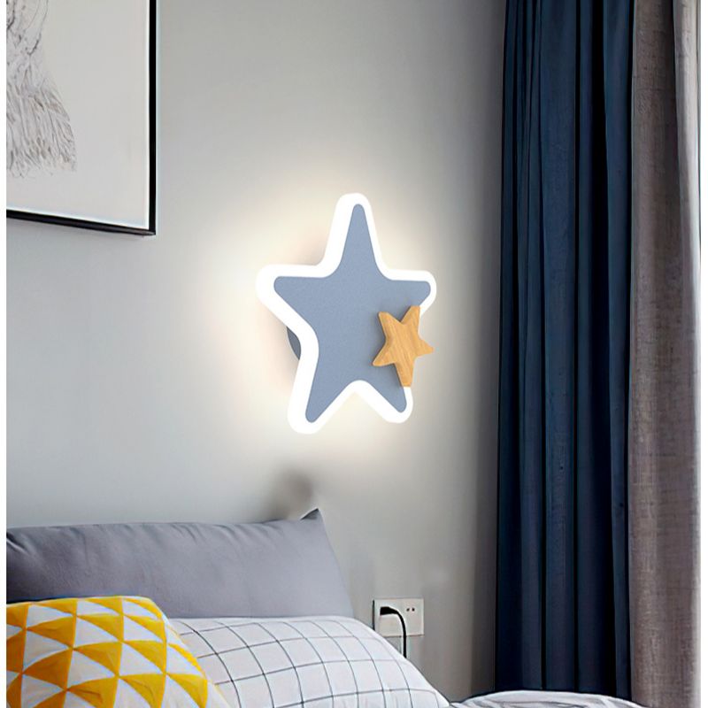 만화 LED 로켓 벽 램프 현대 크리 에이 티브 문 스 - Baby Nursery Wall Lights 리뷰 및 가격